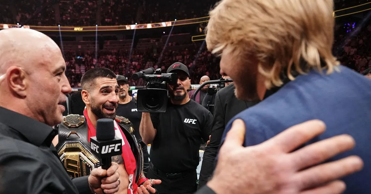 Joe Rogan Disalahkan atas Pertemuan Kacau Ilia Topuria, Paddy Pimblett di UFC 317 — ‘Ini WWE’